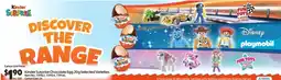 C-Store Distribution Kinder Surprise Chocolate Egg Selected Varieties offer