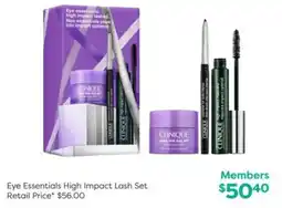 National Pharmacies Clinique Eye Essentials High Impact Lash Set offer