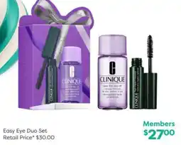 National Pharmacies Clinique Easy Eye Duo Set offer