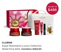 National Pharmacies Clarins Super Restorative Luxury Collection offer
