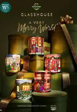 National Pharmacies Glasshouse Christmas Scented Candle offer