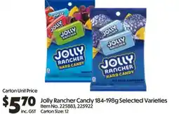 C-Store Distribution Jolly Rancher Candy Selected Varieties offer
