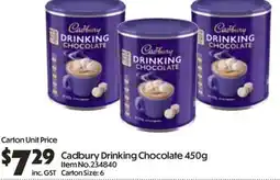 C-Store Distribution Cadbury Drinking Chocolate offer