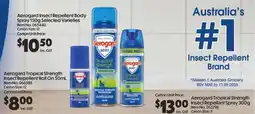 C-Store Distribution Aerogard Insect Repellent Body Spray offer