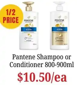 Farmer Jack's Pantene Shampoo or Conditioner offer