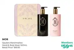 National Pharmacies MOR Opulent Marshmallow Hand & Body Wash offer