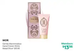 National Pharmacies MOR Gentle Marshmallow Hand Cream offer