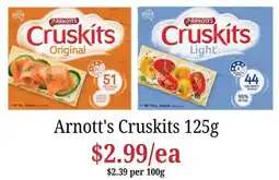 Farmer Jack's Arnott's Cruskits offer
