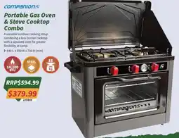 Tentworld Portable Gas Oven & Stove Cooktop Combo Companion offer