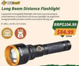Tentworld Oztrail Long Beam Distance Flashlight offer