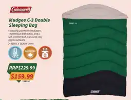 Tentworld Coleman Mudgee C-3 Double Sleeping Bag offer