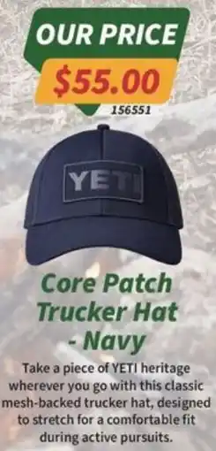 Tentworld Core Patch Trucker Hat - Navy offer
