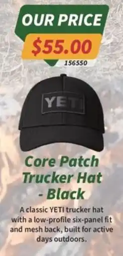 Tentworld Core Patch Trucker Hat - Black offer
