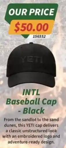 Tentworld YETI Baseball Cap - Black offer