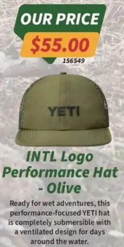 Tentworld INTL Logo Performance Hat - Olive offer