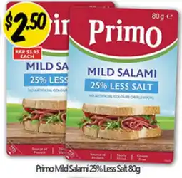 Not Quite Right Primo Mild Salami 25% Less Salt offer