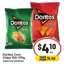 IGA Doritos Corn Chips Selected Varieties offer