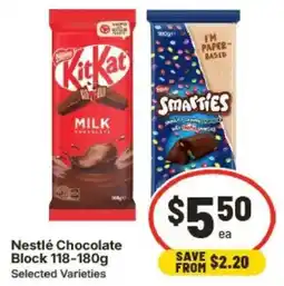 IGA Nestlé Chocolate Block Selected Varieties offer