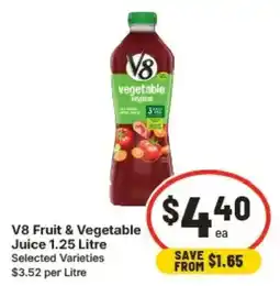 IGA V8 Fruit & Vegetable Juice offer