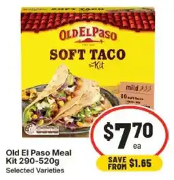 IGA Old El Paso Soft Taco Kit offer