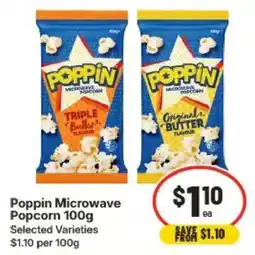 IGA Poppin Microwave Popcorn offer