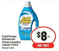 IGA Cold Power Advanced Clean Laundry Liquid offer