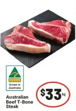 IGA Australian Beef T-Bone Steak offer