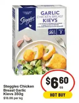 IGA Steggles Chicken Breast Garlic Kievs offer