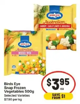 IGA Birds Eye Snap Frozen Vegetables offer
