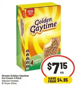 IGA Streets Golden Gaytime Ice Cream offer