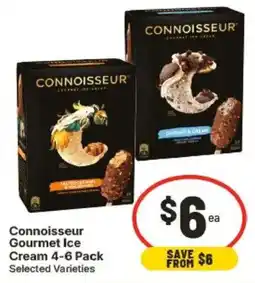 IGA Connoisseur Gourmet Ice Cream Selected Varieties offer