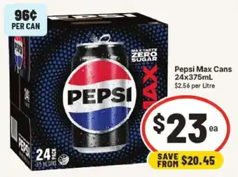 Pepsi Max Cans