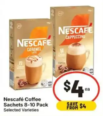 Nescafé Coffee Sachets Selected Varieties