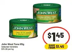 IGA John West Tuna offer