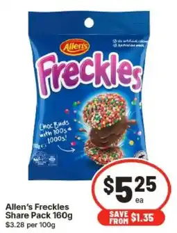 IGA Allen's Freckles offer