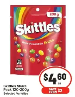 IGA Skittles Share Pack offer