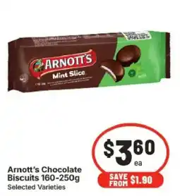 IGA Arnott's Chocolate Biscuits Selected Varieties offer