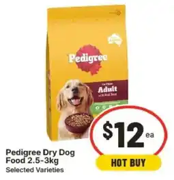 IGA Pedigree Dry Dog Food offer