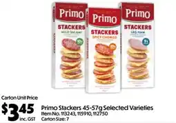 Campbells Wholesale Primo Stackers Selected Varieties offer