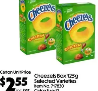 Cheezels Box