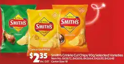 Campbells Wholesale Smith's Crinkle Cut Chips offer