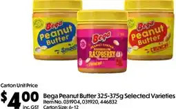 Campbells Wholesale Bega Peanut Butter Selected Varieties offer
