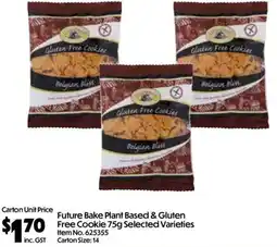 Campbells Wholesale Future Bake Plant Based & Gluten Free Cookie Selected Varieties offer