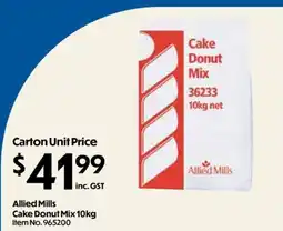 Campbells Wholesale Cake Donut Mix Allied Mills offer