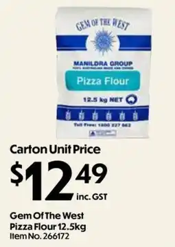 Campbells Wholesale Gem Of The West Pizza Flour offer