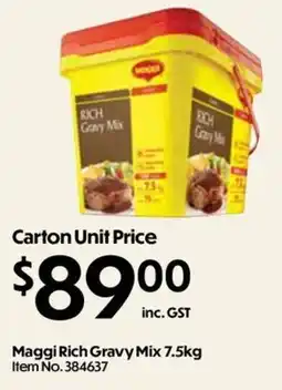 Campbells Wholesale Maggi Rich Gravy Mix offer