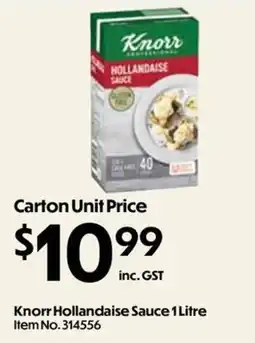 Campbells Wholesale Knorr Hollandaise Sauce offer