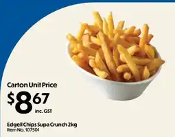 Campbells Wholesale Edgell Chips Supa Crunch offer