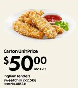 Campbells Wholesale Ingham Tenders Sweet Chilli offer