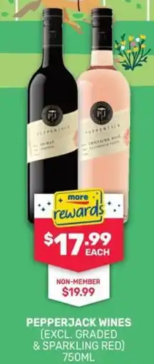 SipnSave Pepperjack Wines offer